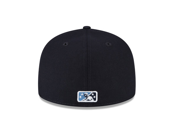 Tacoma Rainiers New Era 59Fifty Navy White Dome R Cap