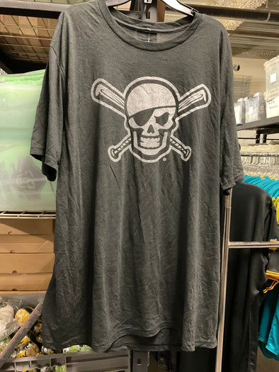 Bradenton Marauders Steel Skull & Crossbat Tee