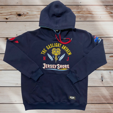 Jersey Shore BlueClaws Official League JSBC X Gaslight Anthem Embroidered Hoodie