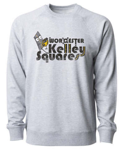 Worcester Kelley Squares Gray Crewneck