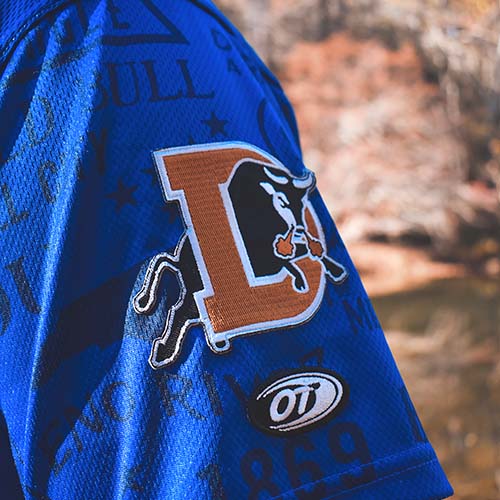 Durham Bulls OT Sports 2022 New Toddler Alternate Bull City Jersey