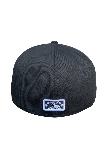 Tacoma Rainiers New Era 59Fifty Black White R Cap