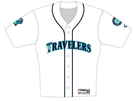 Arkansas Travelers Wilson Adult Mariners Mashup Replica Jersey