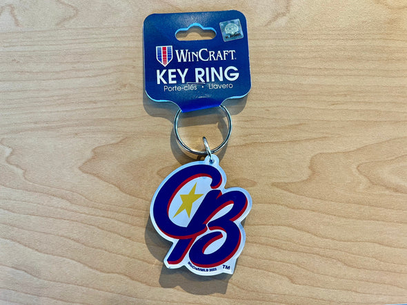 "CB" Logo Keychain