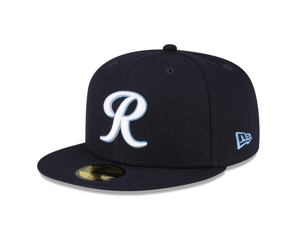 Tacoma Rainiers New Era 59Fifty Navy White Dome R Cap