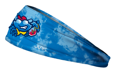 Jersey Shore BlueClaws Blue Tie Dye Junk Headband
