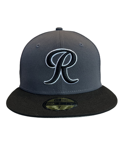 Tacoma Rainiers New Era 59Fifty Black Gray R Cap