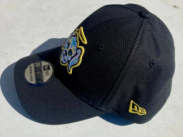 Charleston RiverDogs New Era Omar COPA 39THIRTY Black Flex'Fit Cap