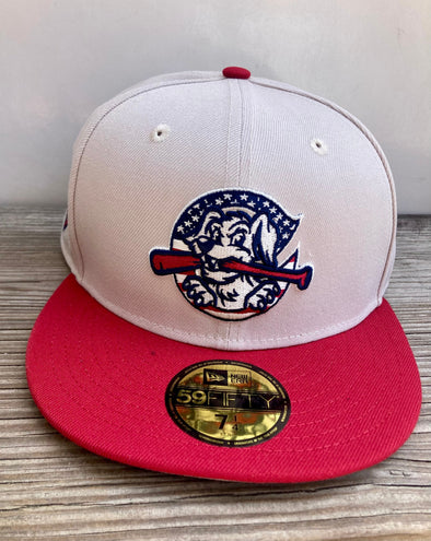 Charleston RiverDogs 2024 July 4th New Era Fitted