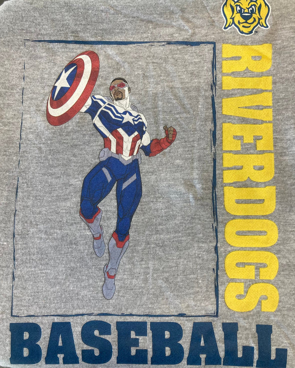 Charleston RiverDogs Marvel Captain America Tee