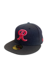 Tacoma Rainiers New Era 59Fifty Navy Shadow Tech R Cap