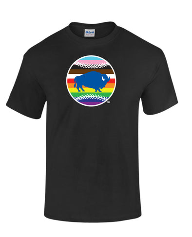 Buffalo Bisons Black Alt Pride Tee