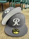 Tacoma Rainiers New Era 59Fifty Graphite Gray R Cap