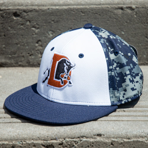 Durham Bulls Outdoor Cap Digi Camo D Logo Cap