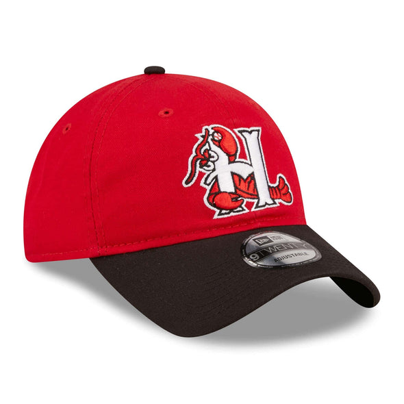 Hickory Crawdads Hat New Era 9Twenty Adjustable Home Hat