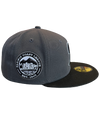 Tacoma Rainiers New Era 59Fifty Black Gray R Cap