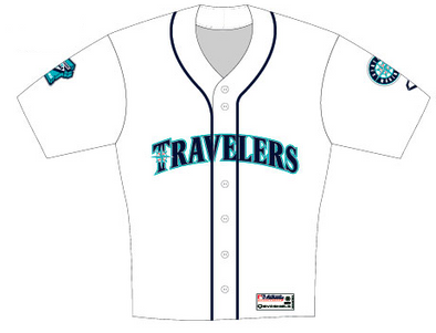 Arkansas Travelers Wilson Youth Mariners Mashup Replica Jersey