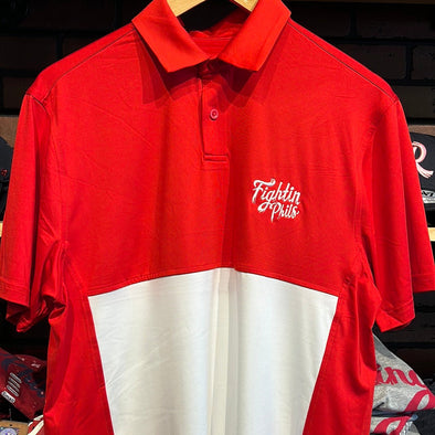 UA Men's Box Red & White Polo