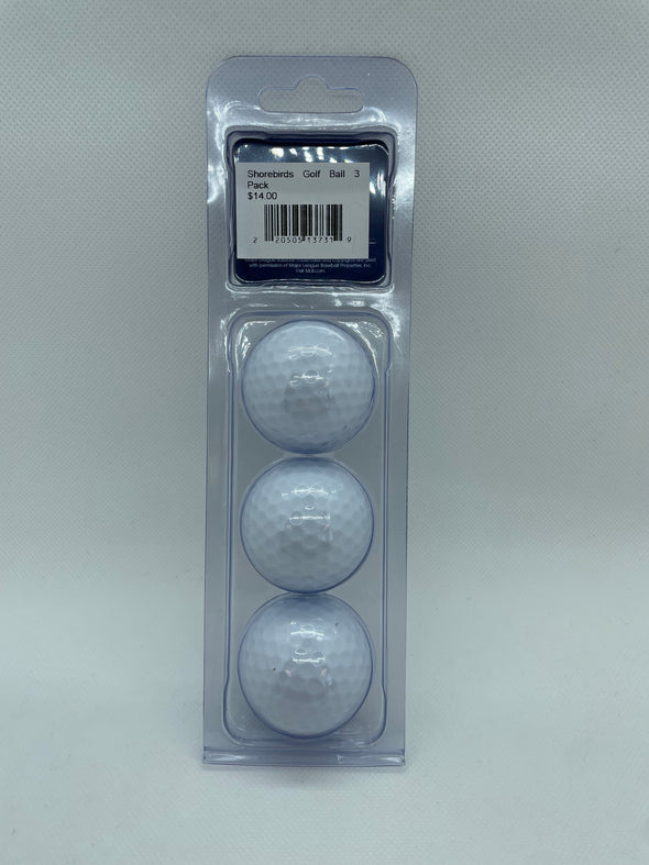 Delmarva Shorebirds Wincraft Golf Ball 3-Pack