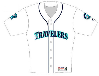 Arkansas Travelers Wilson Adult Mariners Mashup Replica Jersey