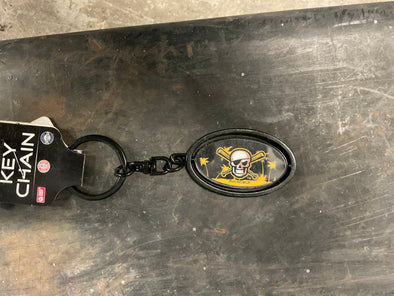 Bradenton Marauders Skull Logo Spinner Key Chain