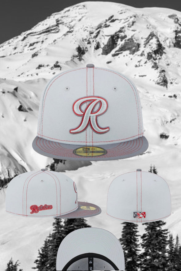 Tacoma Rainiers New Era 59Fifty Gray Pop Cap