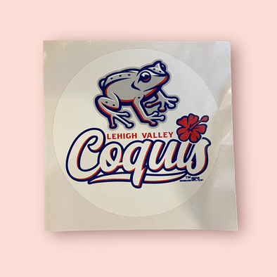 Lehigh Valley IronPigs COQUIS STICKER