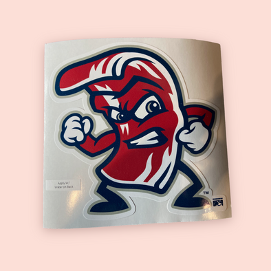 Lehigh Valley IronPigs FIGHTING WINDOW CLING