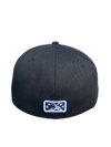 Tacoma Rainiers New Era 59Fifty Black White R Cap