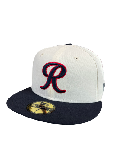 Tacoma Rainiers New Era 59Fifty Chrome Navy R Cap