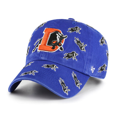 Durham Bulls 47 Brand Royal Confetti Bull City Clean Up