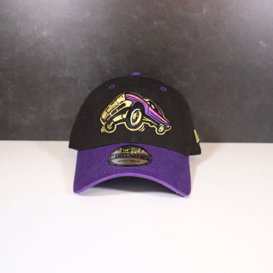 Black/Purple Lowrider Adj. Hat