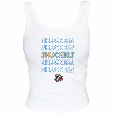 Tiny Turnip Women's Classic Stacked Shuckers Ribbed Tank