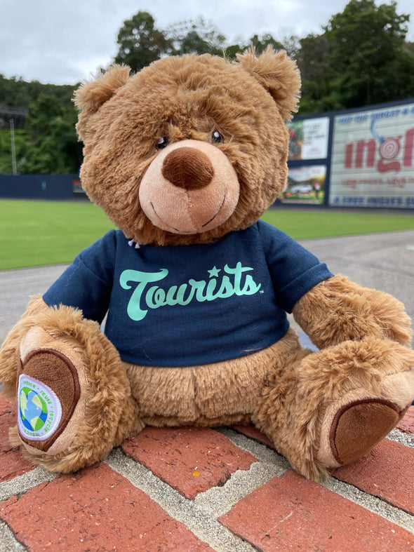 The Asheville Tourists Ted E. Tourist Bear