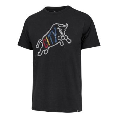 Durham Bulls 47 Brand Black Bull City Franklin Tee