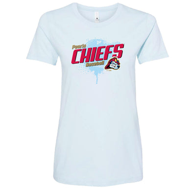 Peoria Chiefs Light Blue Junior T-Shirt