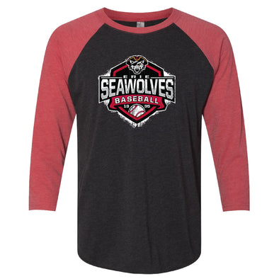 Erie SeaWolves BR Irving Raglan Tee