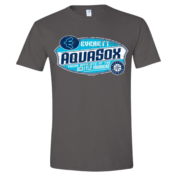 Everett AquaSox Charcoal Tee