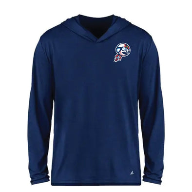 Adult Navy Long Sleeve Lightweight Hoodie