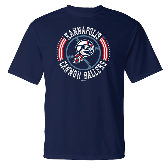 Youth Navy Patriotic Otherwise Performance Tee