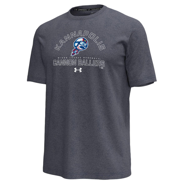 Adult Under Armour Heather Navy Tee