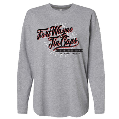 Fort Wayne TinCaps Katahdin Ladies Relaxed L/S Tee
