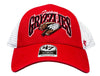 Grizzlies Keystone Mesh Adj Trucker