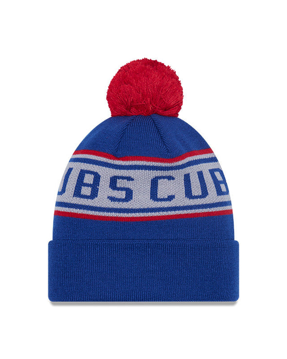 South Bend Cubs New Era Youth Knit Repeat Beanie