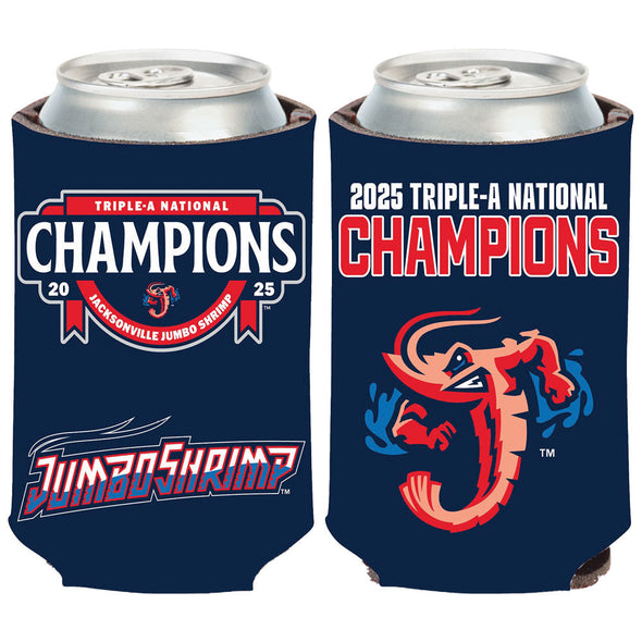 Jacksonville Jumbo Shrimp Wincraft 12oz 2025 AAA National Champions Koozie