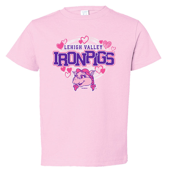 Lehigh Valley Toddler Girls Pink Tee