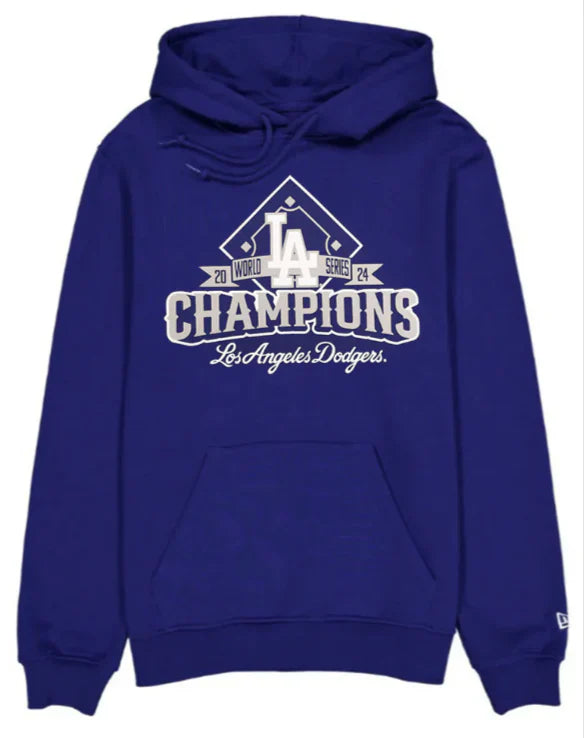 Los Angeles Dodgers 2024 New Era World Series Champions Blue Hoodie