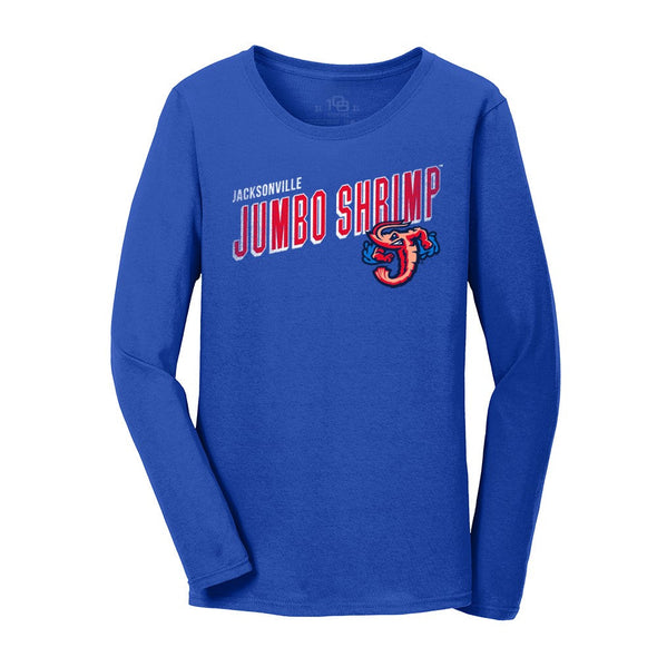 Jacksonville Jumbo Shrimp 108 Stitches Ladies Tarc Merman L/S Tee