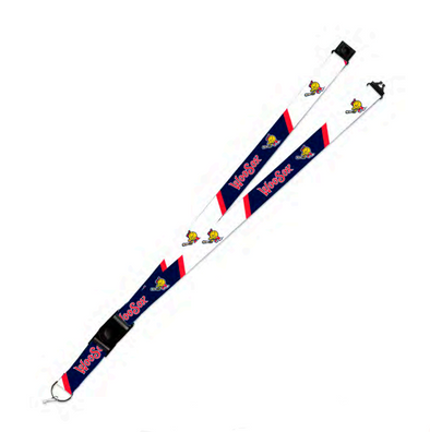 Navy/White Smiley Lanyard - 101790