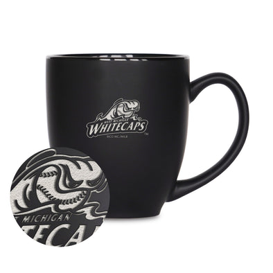 West Michigan Whitecaps Laser Etched 16 oz. Ceramic Coffee Mug